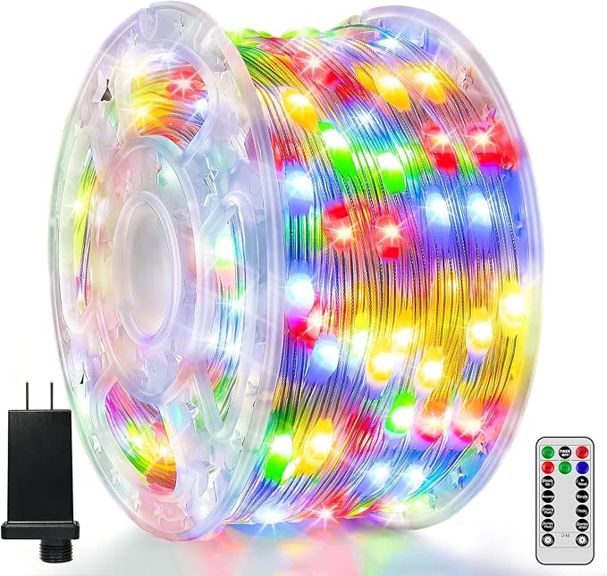 Christmas Lights Outdoor, 800LED 262FT Christmas Tree Lights IP67 Waterproof, Plug in Fairy Lights with Remote 8 Modes Timer, Xmas Light for Outside Indoor House Holiday Decor(Multicolor)
