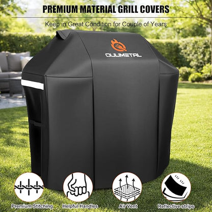 52 Inch Grill Cover for Weber Spirit 300 Series - 600D Heavy Duty Waterproof BBQ Grill Cover Waterproof Weather Resistant,7106 Weber BBQ Cover for Spirit E310/315/330/Spirit ii E310