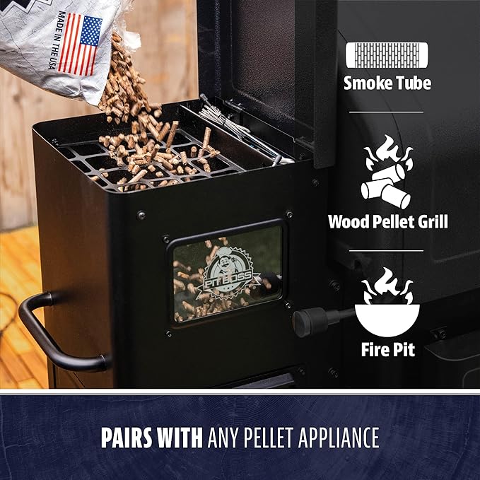 Pit Boss 100% All Natural BBQ Hardwood Pellets for Cooking, Grilling, and Smoking | 15 lbs. Wood Pellets for Pellet Grills and BBQ Smokers | Competition Blend