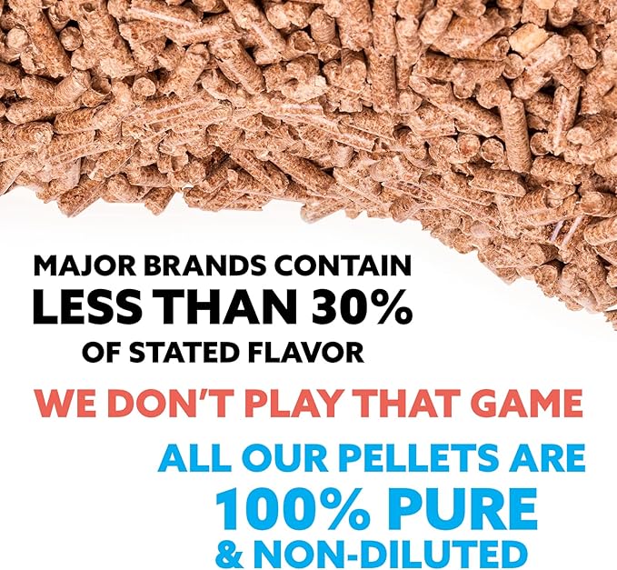 Kona All-Purpose Wood Pellets Variety Pack, Intended for Ninja Woodfire Outdoor Grill, Hickory, Oak, Premium Blend & Sweetwood Blend, 4, 2 lb Resealable Bags