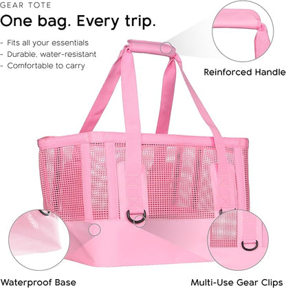 MISSION Boat Gear CASSI Heavy-Duty Outdoor Tote and Waterproof Marine-Grade Mesh Boat Bags