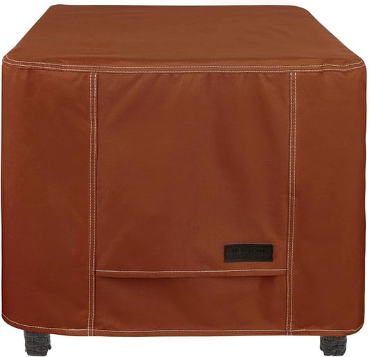 NettyPro Waterproof Outdoor Furniture Side Table Cover 24 x 24 Inch Patio Square Ottoman Table Cover All Weather Protection