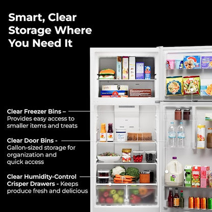 Kenmore 20.2 cu. ft. 30" Wide Top Mount Refrigerator - White