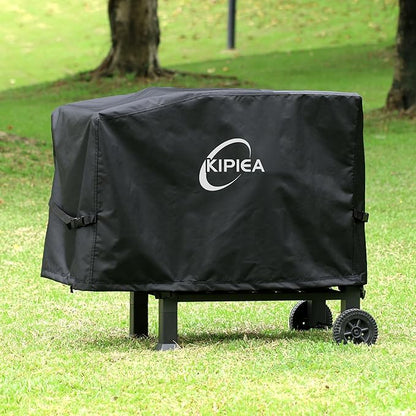 Kipiea Single Shelf Griddle Cover for Blackstone 22" & 28" Griddle, Heavy Duty Tear & Fade Resistant and Waterproof for Blackstone 1529/1517 with Buckles and Drawstrings