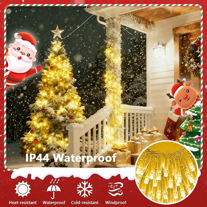 2026 New Voice Control Connectable 88FT 240LED String Lights Indoor Outdoor Clear Wire Twinkle Fairy Light Plug in with Timer for Bedroom Classroom Wedding Tree Patio Decor