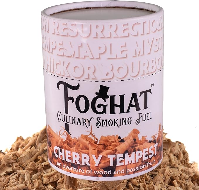 Cocktail Smoker Wood Chips - 14oz Cherry Tempest Shavings for Smoker, Whiskey & Drink Infuser Kit - All Natural, Culinary Wood Smoking Chips for Cocktail Smoke Gun & Drink Smokers