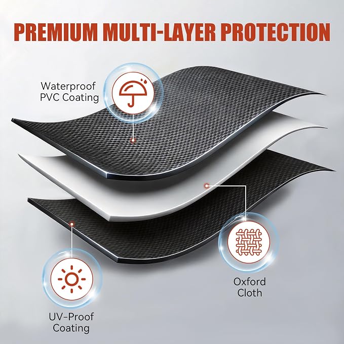 Z GRILLS Pellet Grill Cover 40 Inch | Official Genuine | Upgraded 600D Polyester Fabric, Heavy Duty, Waterproof, Weather Resistant Full Length Grill Cover for 550A and 550A2E Pellet Smoker