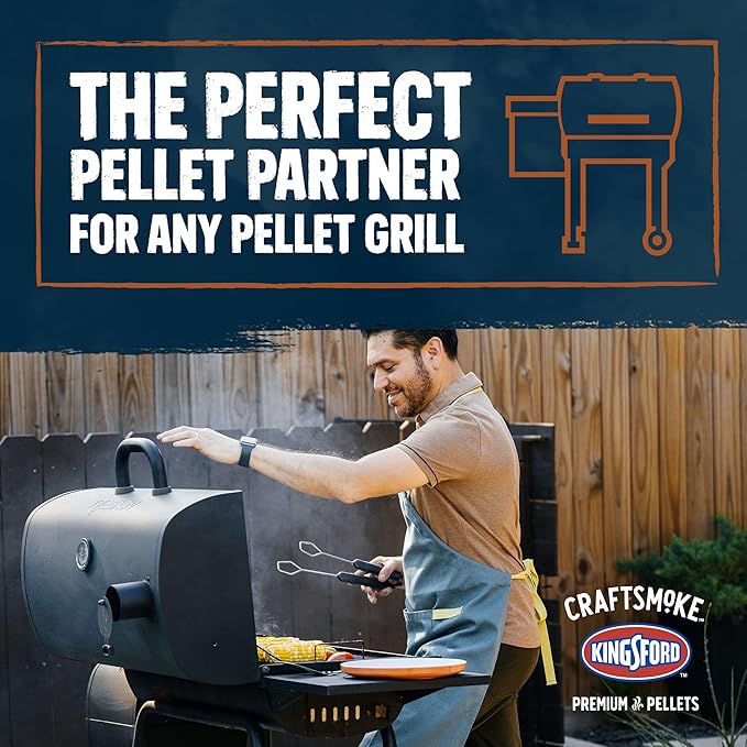 Kingsford Craftsmoke Premium Grilling Wood Pellets, Mesquite BBQ Pellets for Grilling, 100% Natural Hardwood, 20 pounds