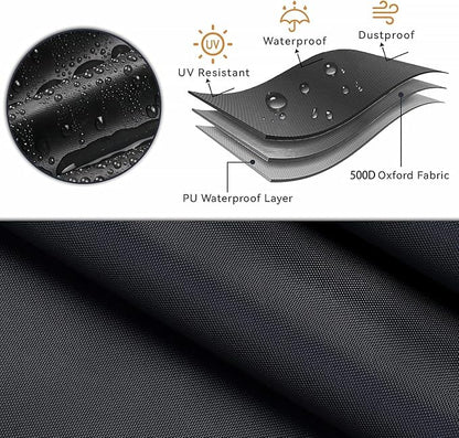 38" Built-in Grill Cover for Outdoor Grill, Waterproof BBQ Grill Top Cover Outdoor Kitchen & Grill Head Cover - 38" W x 28" D x 24" H
