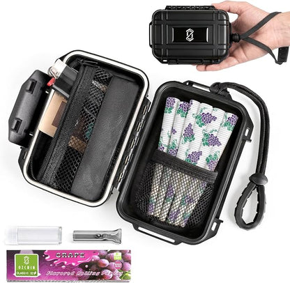 OZCHIN Storage Box - Hard Shell Joint Case, Waterproof & Airtight Storage Box with Activated Carbon Lining - Portable Odorless Box for Travel, Hiking & Outdoor