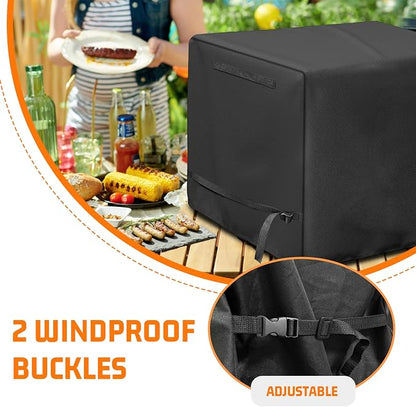 Infrared Grill Cover Black for Big H0RN Outdoor Portable Infrared Gas Grill | Heavy Duty Waterproof Protective Cover for Steak Cooker, Barbecue Propane Oven, Salamander Broiler
