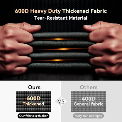98 Inch Island Grill Cover,600D Heavy Duty Waterproof BBQ Covers for Outside,Tear & Fade Resistant Outdoor Kitchen Cover with Buckle, Drawstring,Air Vent,Black