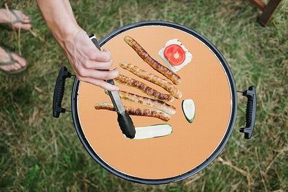 BBQ Grill Mat Roll, Cut to Size Grill Mats for Outdoor, Non-stick Accessories for Gas, Charcoal, Electric Grill, 15.75IN x 10 FT(Copper)