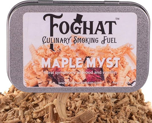 Cocktail Smoker Wood Chips - 4oz Maple Myst Shavings for Smoker, Whiskey & Drink Infuser Kit - All Natural, Culinary Wood Smoking Chips for Hand Held Food Smoke Gun & Bourbon Drink Glass Smoker