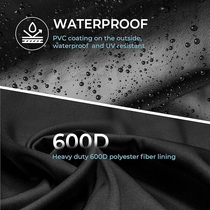 SHINESTAR Upgraded 73550 Vertical Pellet Smoker Cover for Pit Boss 4/5-Series, PBV4PS1, PBV5PW1, PBV4PS2, Sturdy & Waterproof, Special Zipper Design, Black
