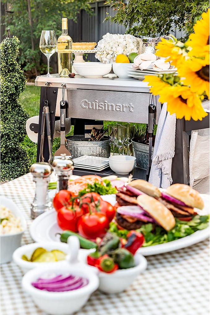 Cuisinart CPT-194 Outdoor Stainless Steel Grill Prep Table