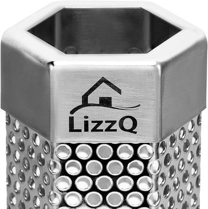 LIZZQ Premium Pellet Smoker Tube 12 inches - 5 Hours of Billowing Smoke - Hot or Cold Smoking - for Any Grill or Smoker - An Easy and Safe Way to Provide Smoking - Free eBook Grilling Ideas & Recipes