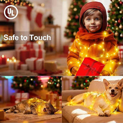 OGORI 262FT 1000LED Fairy Lights Outdoor, Warm White Fairy String Lights 8 Modes Remote & Timer, IP67 Waterproof Fairy Tree Lights for Bedroom, Wedding, DIY, Centerpiece, Christmas Decorations