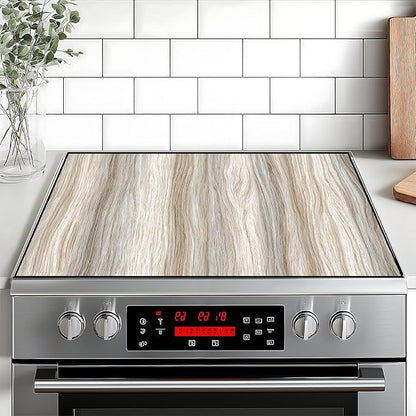 Stove Top Cover Retro Flower Gas Stove Top Cover for Home Decoration Kitchen Pad Non-Stick Washable Cooktop Covers Countertop Protector Keep Stove Clean 28"x20" (Texture-2)