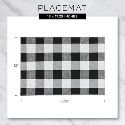 DII PVC Tabletop Collection Woven Indoor/Outdoor, Placemat Set, 13x17.25, Gray, 6 Piece