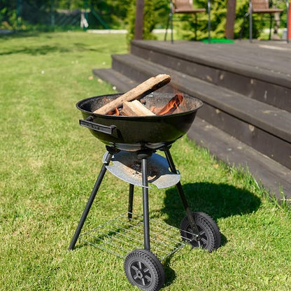 2 Pack Grill Wheels Replacement Parts, BBQ Grill Wheel, Barbecue Grills, Wear-resistant Heat-resistant Grill Caster, Portable BBQ Stand Wheel For Multi-Functional Barbecue Grills (Black)