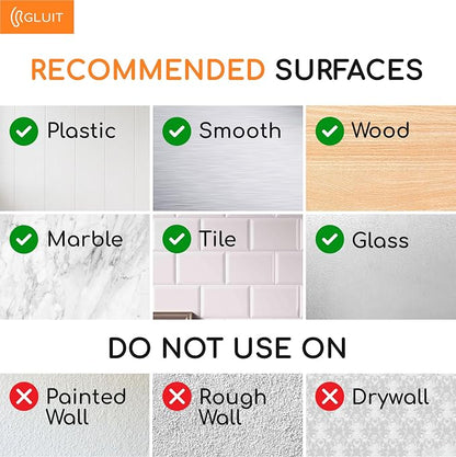 Adhesive Large Wall Hooks for Hanging Heavy Duty 22 lbs Hooks for Walls No Drill, Towel Sticky Clear Hooks, Waterproof, Home, Bathroom, Kitchen, Office, and Outdoor 40 Pack