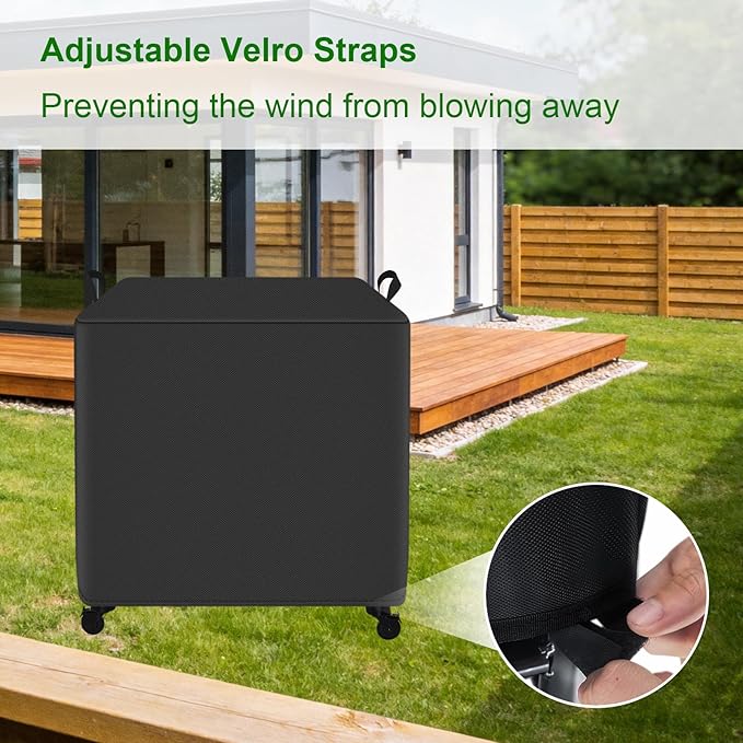 Grill Cover Fits Traeger Flatrock 3 Zone 33" Flat Top Griddle (TF3CN59AU), Outdoor Full-Length Heavy Duty Waterproof 600D BBQ Cover, Compared to Traeger BAC751 42" D x 29.5" L x 38" H