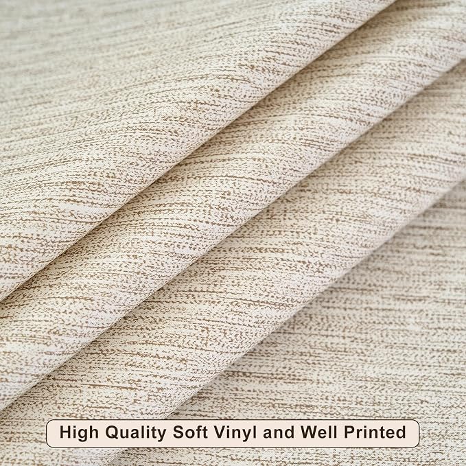 LIBERECOO Heavy Duty Vinyl Tablecloth with Flannel Backing Waterproof Oil-Proof Plastic Table Cloth Stain-Resistant Wipeable Rectangle or Square Table Cover for Indoor and Outdoor 60 x 84 Inch