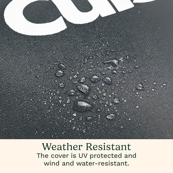 Cuisinart Heavy-Duty 4-5 Burner Gas Grill Cover, Fade, UV and Weather Resistant, Durable and Convenient All Weather Cover with Drawstrings and Buckle Straps