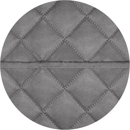 PureFit Reversible Quilted Couch Covers for Dogs Loveseat Sofa Cover 54" | Gray/Gray, Water Resistant Couch Protector, Washable Pet Couch Cover with Non Slip and Elastic Straps For Kids