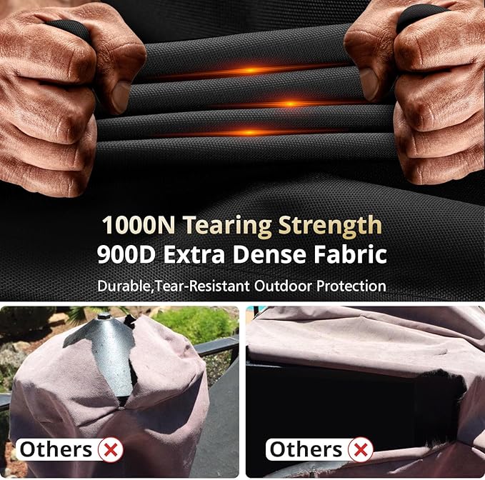 Grill Cover for Traeger Pro 34/780 Series BAC380 BAC504,[900D Heavy Duty Waterproof Upgraded] Wood Pellet Smoker Grill Cover for Traeger Texas 34,Z Grills 700,Accessories for Pro 34