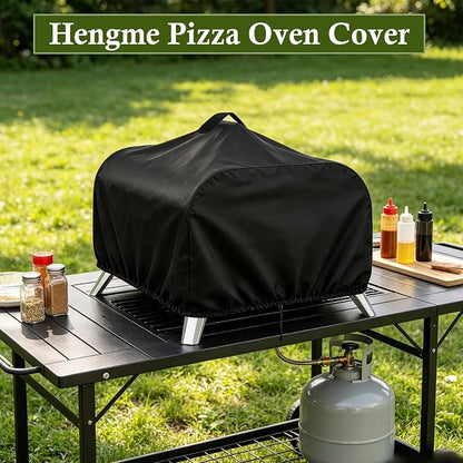 Outdoor Cover for WOOCIT 12" Multi-Fuel Pizza Oven | Waterproof Cover for WOOCIT Wood Fire & Propane Pizza Oven, Heavy Duty Protective Covers - 26 x 15 x 10 Inch