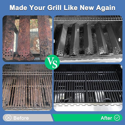 Replacement Parts for Nexgrill 720-0896B 720-0896 720-0898 Deluxe 6 Burner Gas Grill Models, Flame Tamers and Grill Grates Replacement for Nexgrill 6 Burner 720-0896B Grill