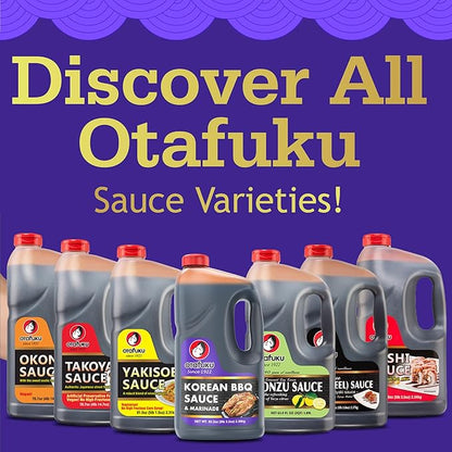 Otafuku Korean BBQ Bulgogi Sauce Marinade, Restaurant Bulk Size - 83.2 Ounces (1/2 Gallon)- Pack of 1