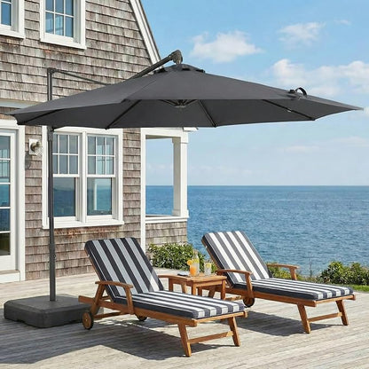 COWVIE Umbrella Canopy Replacement for 8 Ribs Patio Umbrella, Outdoor Table Parasol Replacement for Yard, Canopy Only