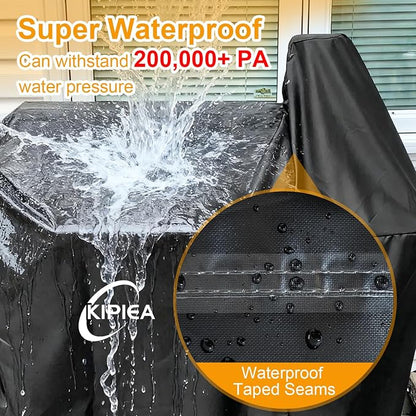 600D Pellet Grill Cover for Pit Boss Austin XL & Rancher XL, Waterproof BBQ Smoker Cover, UV Resistant, No Tear, No Fading