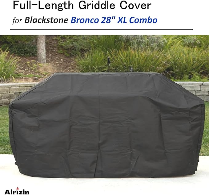 Grill Cover for Blackstone Bronco 28" XL Griddle Vertical Pellet Smoker Combo,for 85 in. Bronco Combo Griddle 2415 Grill Cover Accessories