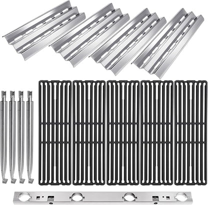 Hiorucet Grill Parts for Broil King 9561-54, 9561-57, 9561-64, 9561-67, Imperial XLS, Regal 420, Regal 440, Regal 490, Grill Grates, Heat Plates, Burner Tubes, Cross-Over Burner for Broil King Parts