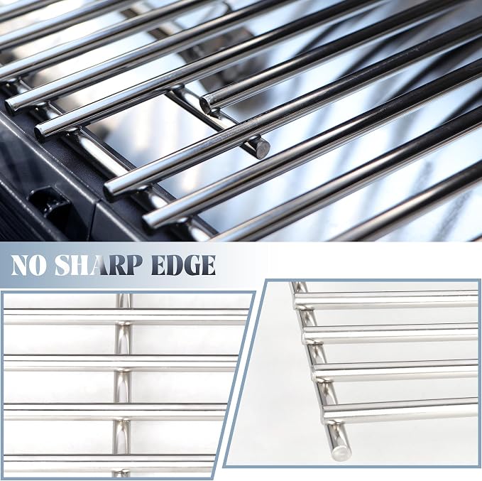 Cooking Grates for Traeger Westwood XL TFB82YLJU Pellet Smoker Grill Parts | Westwood XL Grill Replacement Part Smoker Accessories Heavy-duty Stainless Steel Grid Backyard BBQ Rack (2-Pack)