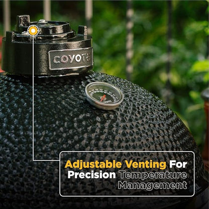 Coyote Asado Built-In Ceramic Cooker- Smoker and Grill - C1CHCS