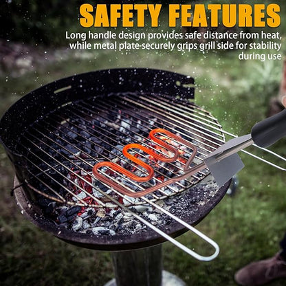 600W Electric Charcoal Starter, 37.8-inch Cord, Compatible with Big Green Egg, Kamado Joe, Weber Kettle Grills/Charcoal Grills