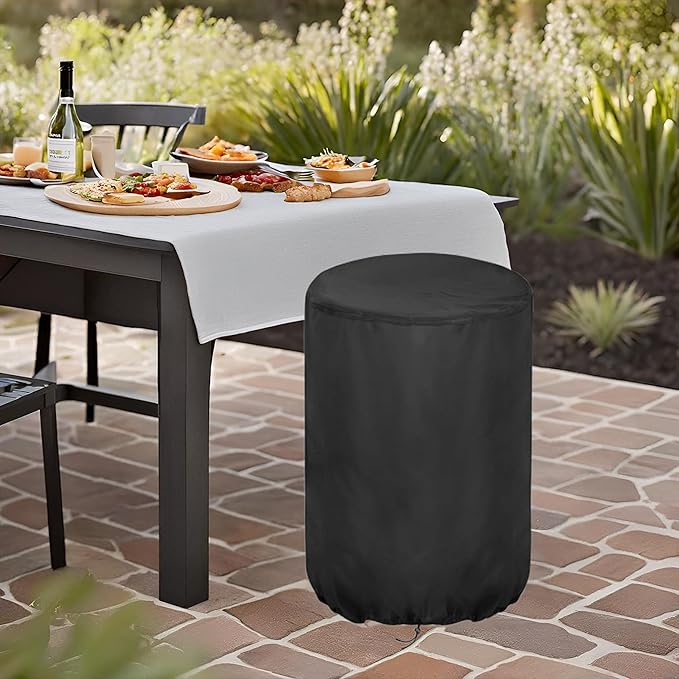 Outdoor Fryers Cover, Waterproof Deep Fryer Cover for Outdoor Cooking - 15" D x 28" H