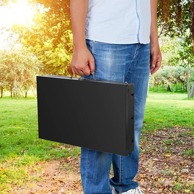 NewHome Portable Charcoal Grill Foldable BBQ Suitcase