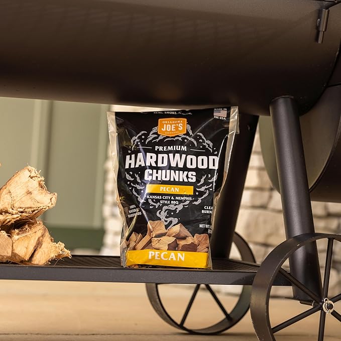 Oklahoma Joe's Pecan Wood Chunks, 432 cu in Bag - 3947295R04
