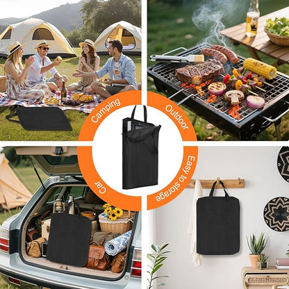 Waterproof Griddle Storage Bag for 300 Series & Flat Top Griddle, Durable Grill Protective Cover Bag for Outdoor & Indoor, Easy to Use, 26" L x 19" W x 2" H, Black