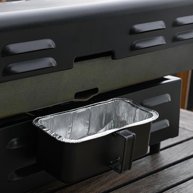 Blackstone OTG 22 Inch Tabletop Griddle Plate with Built-In Hood, Black - Portable Outdoor Grill Appliances for Camping, Tailgate Grilling, and On-the-Go Kitchen Cooking