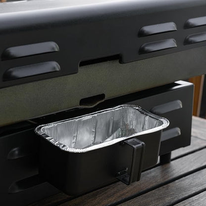 Blackstone OTG 22 Inch Tabletop Griddle Plate with Built-In Hood, Black - Portable Outdoor Grill Appliances for Camping, Tailgate Grilling, and On-the-Go Kitchen Cooking