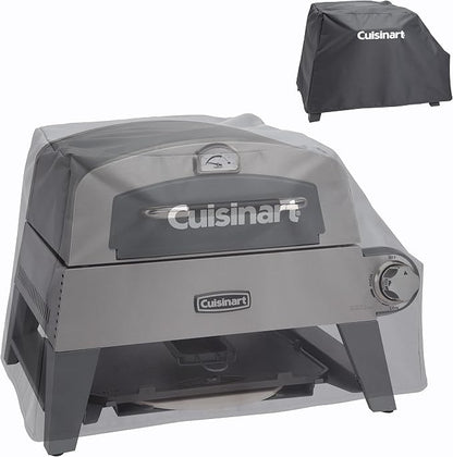 Cuisinart Outdoor Stainless Steel Grill Accessories Bundle | CPT-194 Prep Table + CGC-103 Pizza Oven Cover