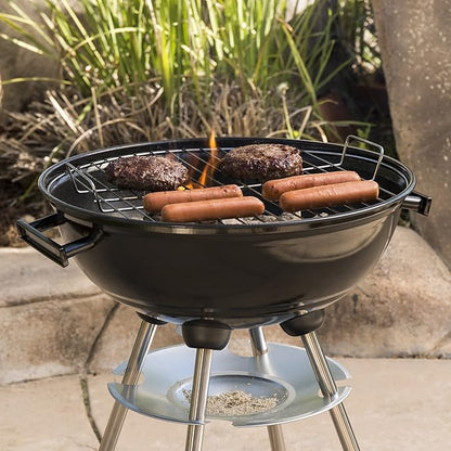Best Choice Products 18-inch Portable Steel Charcoal Barbecue BBQ Grill w/ Heat Control for Patio, Porch, Picnic, Tailgate, Black