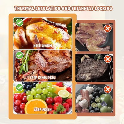 BBQ Blanket for Resting Meat,BBQ Meat Blanket for Turkey/Steak/Brisket/Pork Shoulder,21in Wide Mouth Design Reusable Insulated Grilling Accessories for Traeger Weber Or Pellet Grill Enthusiasts